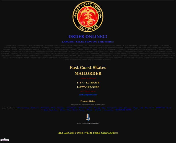 File:Eastcoastskates.com Home Page Screenshot 1999.png