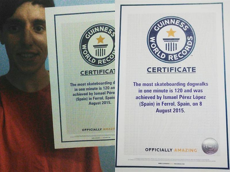 File:Ismael Perez Lopez Walk the Dog guinness World Record Certificate Picture 2016-11-07.jpg
