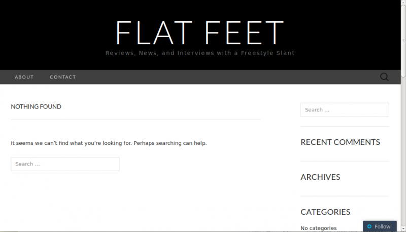 File:Flat Feet Webpage Screenshot.png